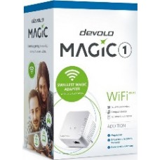 DEVOLO POWERLINE MAGIC 1 WIFI MINI EU SINGLE (8559), 1x MAGIC 1 WiFi Mini (WIRELESS) ADAPTER, 1200Mbps, AC POWER OUT SOCKET, 3YW.