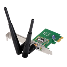 EDIMAX WLAN PCIE ADAPTER EW-7612PIN V2, N300 2T2R WIRELESS 802.11N  PCIE ADAPTER, LOW PROFILE BRACKET INCLUDED, 2YW