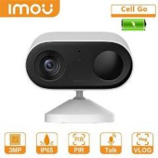 IMOU IP CAMERA CELL GO 3MP WIREFREE COLOR IPC-B32P-V2, OUTDOOR, H.265, QHD 3MP, 8X DIGITAL ZOOM, 2.8MM LENS, IR 7M, PIR, IP65, 2,4GHZ WIFI, MIC & SPEAKER, HUMAN & MOTION DET, SIREN, 2YW.