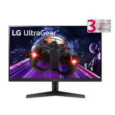 LG MONITOR 24GN60R-B, LCD TFT IPS LED, 23.8", 16:9, 300 CD/M2, 1000:1, 1MS, 144Hz, 1920x1080, HDMI/DISPLAY PORT/HP OUT, FREESYNC, GAMING, BLACK, 3YW & 0 PIXEL.