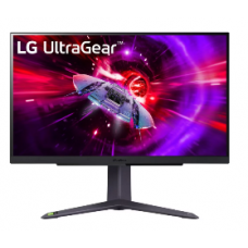 LG MONITOR 27GR75Q-B.AEU, QHD, LCD TFT IPS, 27", 16:9, 300 CD/M2, 1000:1, 1MS, 165Hz, 2560x1440, 2x HDMI/DISPLAY PORT/HP OUT, FREESYNC, G-SYNC COMPATIBLE, GAMING, BLACK, HAS, 2YW.