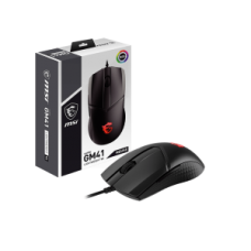MSI MOUSE GAMING, CLUTCH GM41 LIGHTWEIGHT V2, BLACK, 2YW