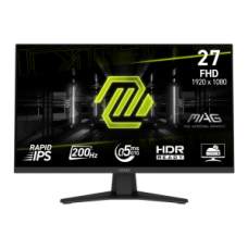 MSI MONITOR GAMING MAG 274F, FLAT IPS FHD, 27", 16:9, 300CD/M2, 1000:1, 0.5MS, 200Hz, 1920x1080, 1xHDMI/ 1xDP/ HP OUT, TILT, BLACK, 3YW.
