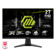 MSI MONITOR GAMING MAG 275F, FLAT IPS FHD, 27", 16:9, 250CD/M2, 1000:1, 0.5MS, 180Hz, 1920x1080, 2xHDMI/ 1xDP/ HP OUT, TILT, BLACK, 3YW