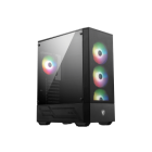 MSI PC CHASSIS MAG FORGE 112R, MIDI TOWER ATX, BLACK, ARGB LIGHTING, W/O PSU, 3x12CM FRONT ARGB FAN, 1x12CM REAR ARGB FAN, 2YW