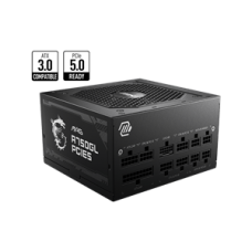 MSI PSU 750W MAG A750GL PCIE5, 80+ GOLD CERTIFIED, FULL MODULAR CABLES, FLUID DYNAMIC BEARING 120MM QUIET & COOL FAN, 7YW.