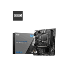 MSI MB PRO H610M-E, SOCKET INTEL LGA1700 14th/13th/12th GEN CPU, CS INTEL H610, 2 DIMM SOCKETS DDR5, VGA/HDMI, PCI-E GEN 3.0, GIGABIT LAN, MICRO-ATX, 3YW