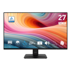 MSI MONITOR PRO MP271A E2,FLAT IPS FHD, 27", 16:9, 300 CD/M2, 1500:1, 1MS, 120Hz, 1920x1080, HDMI /VGA /HP /DP OUT, 2X2W SPEAKERS, TILT, BLACK, 2YW.
