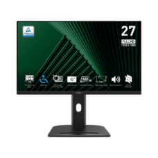 MSI MONITOR PRO MP275PG, FLAT IPS FHD, 27", 16:9, 300 CD/M2, 1000:1, 1MS, 100Hz, 1920x1080, HDMI/ DP/ VGA/ HP OUT, 2X2W SPEAKERS, TILT, SWIVEL, PIVOT, HAS,  BLACK, 2YW.