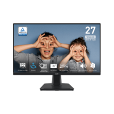 MSI MONITOR PRO MP275Q, FLAT IPS QHD, 27", 16:9, 300 CD/M2, 1300:1, 1MS, 100Hz, 2560x1440, 2xHDMI/1xDP/HP OUT, 2x2W SPEAKERS, TILT, BLACK, 2YW.