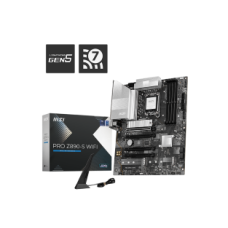 MSI MB PRO Z890-S WIFI, SOCKET INTEL LGA1851, CS INTEL Z890, 4 DIMM SOCKETS DDR5, DP/HDMI, PCI-E GEN 5.0, 2.5G LAN, Wi-Fi, ATX, 3YW