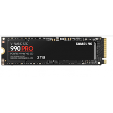 SAMSUNG SSD M.2 NVMe PCI-E GEN4 2TB MZ-V9P2T0CW SERIES 990 PRO w/ Heatsink, M.2 2280, NVMe PCI-E GEN4x4, READ 7450MB/s, WRITE 6900MB/s, 5YW.