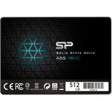 SILICON POWER SSD 2.5" 512GB ACE A55, SATA3, READ 500MB/s, WRITE 450MB/s, 3YW.