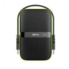 SILICON POWER EXTERNAL HDD 2,5'' 2TB ARMOR A60, USB3.1, POWER VIA USB, BLACK, 3YW.