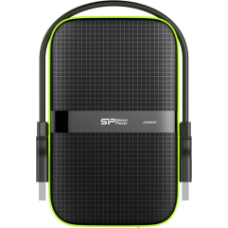 SILICON POWER EXTERNAL HDD 2,5'' 1TB ARMOR A60, USB3.1, POWER VIA USB, BLACK, 3YW.