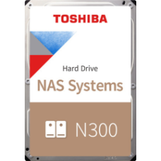 TOSHIBA HDD 3,5" 8TB NAS N300 HDWG480EZSTA, SATA3, 7200 RPM, CACHE 256 MB, 3YW.
