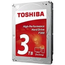 TOSHIBA HDD 3.5" 3TB P300 HDWD130UZSVA, SATA3, 7200RPM, CACHE 64MB, BULK, 2YW.