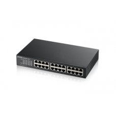 ZYXEL SWITCH GS-1100-24E, 24 PORTS 10/100/1000Mbps, ENTERPRISE LAN SWITCH, RACKMOUNT, 2YW.