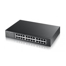 ZYXEL SWITCH GS-1900-24E, 24 PORTS 10/100/1000Mbps, SMART MANAGED, RACKMOUNT, 2YW.