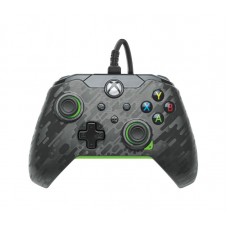 GAM.CNTRL PDP WIRED GRN/BLK CAMO XBSX